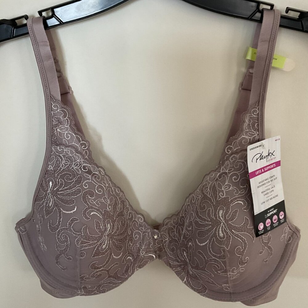 PLAYTEX SECRETS Women's Underwire Bra NWT Size 36B